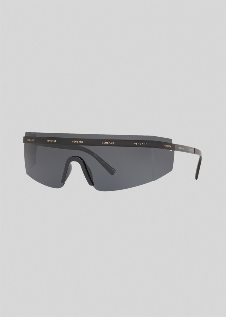 Versace Logomania Visor Solglasögon Herr - 068547FBZ